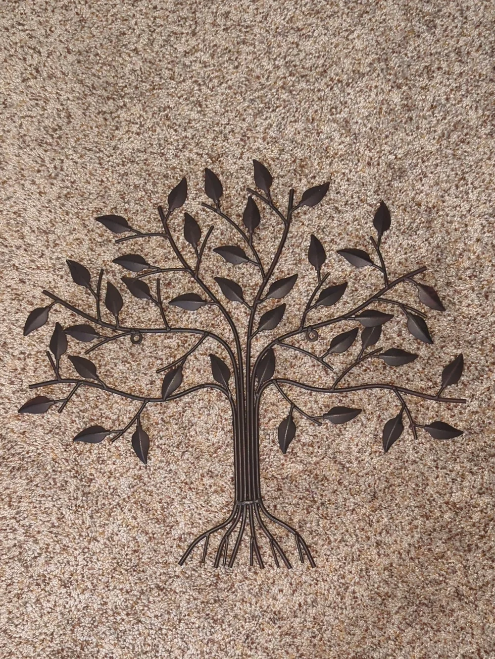 Metal Tree Wall Art - Black Decorative Wall Decor